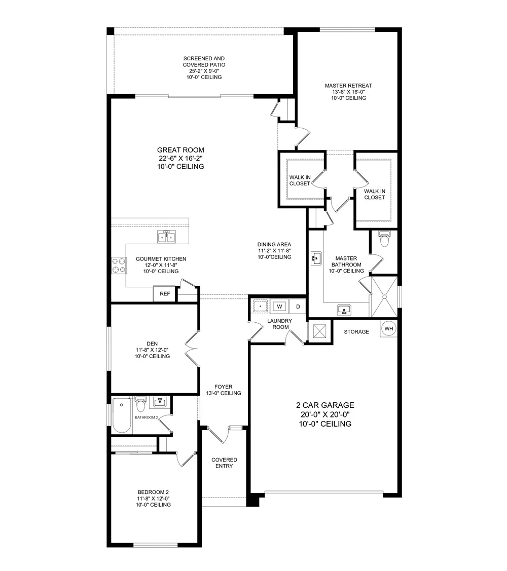 Rivercreek Estero FL Acadia floor plan