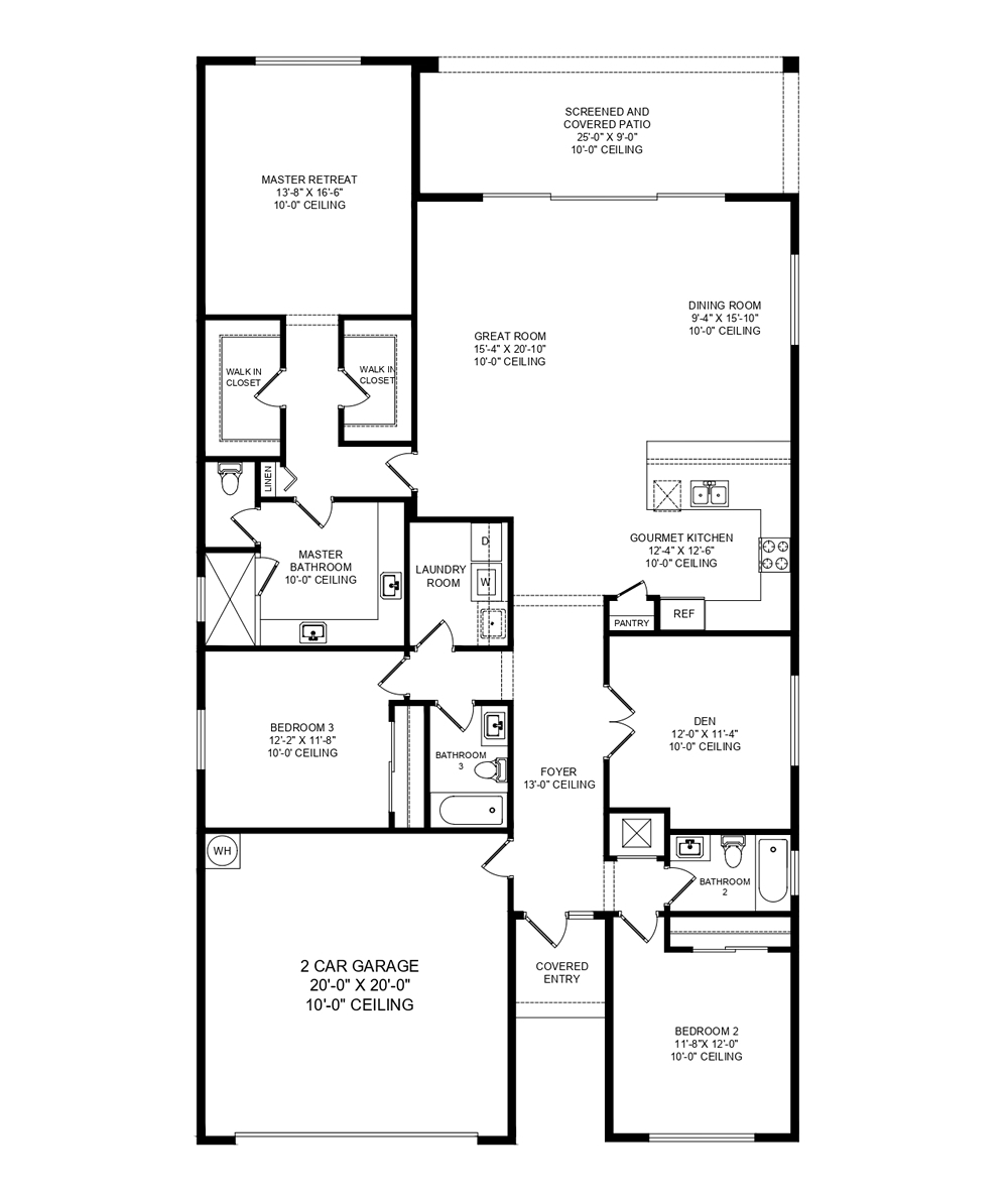 Rivercreek Estero FL Canyon floor plan